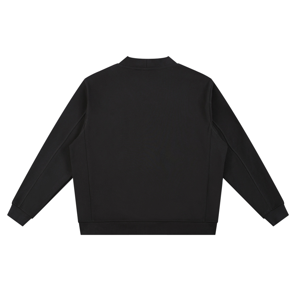 LC Heavyweight Sweat Cardigan (Black) | UNISEX