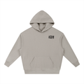LC Essential Boxy Heavyweight Drop-Shoulder Hoodie (Medium Gray) | UNISEX