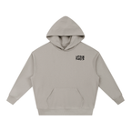 LC Essential Boxy Heavyweight Drop-Shoulder Hoodie (Medium Gray) | UNISEX