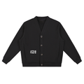 LC Heavyweight Sweat Cardigan (Black) | UNISEX