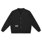 LC Heavyweight Sweat Cardigan (Black) | UNISEX