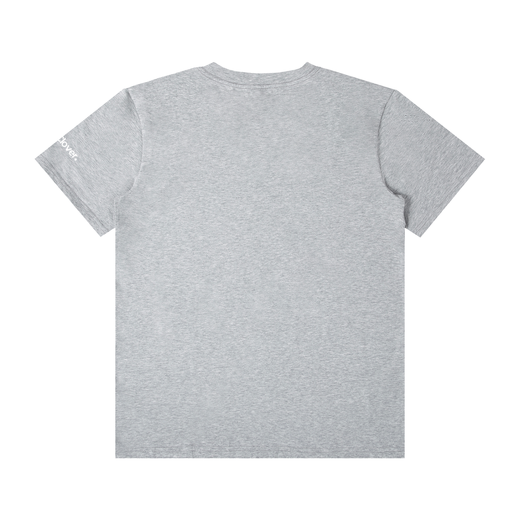 LC Classic Crew Neck Cotton T-Shirt (Gray) | UNISEX