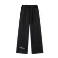 LC Straight-Leg Sweatpants (Black) | WOMEN