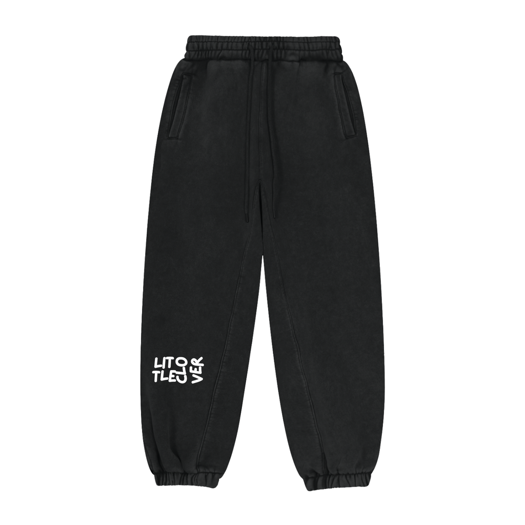 LC Fleeced Jogger Sweatpants (Black) | UNISEX