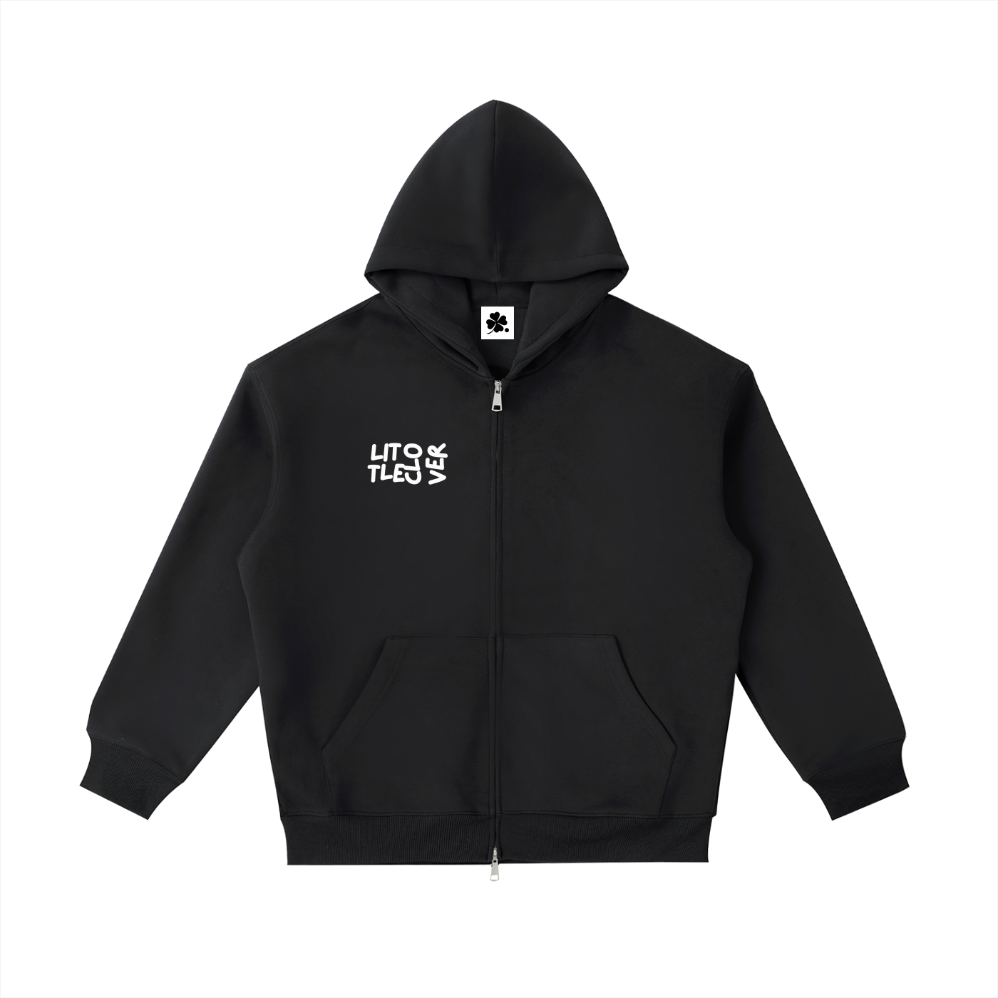 LC Essential Heavyweight Pocket Hoodie (Black) | UNISEX