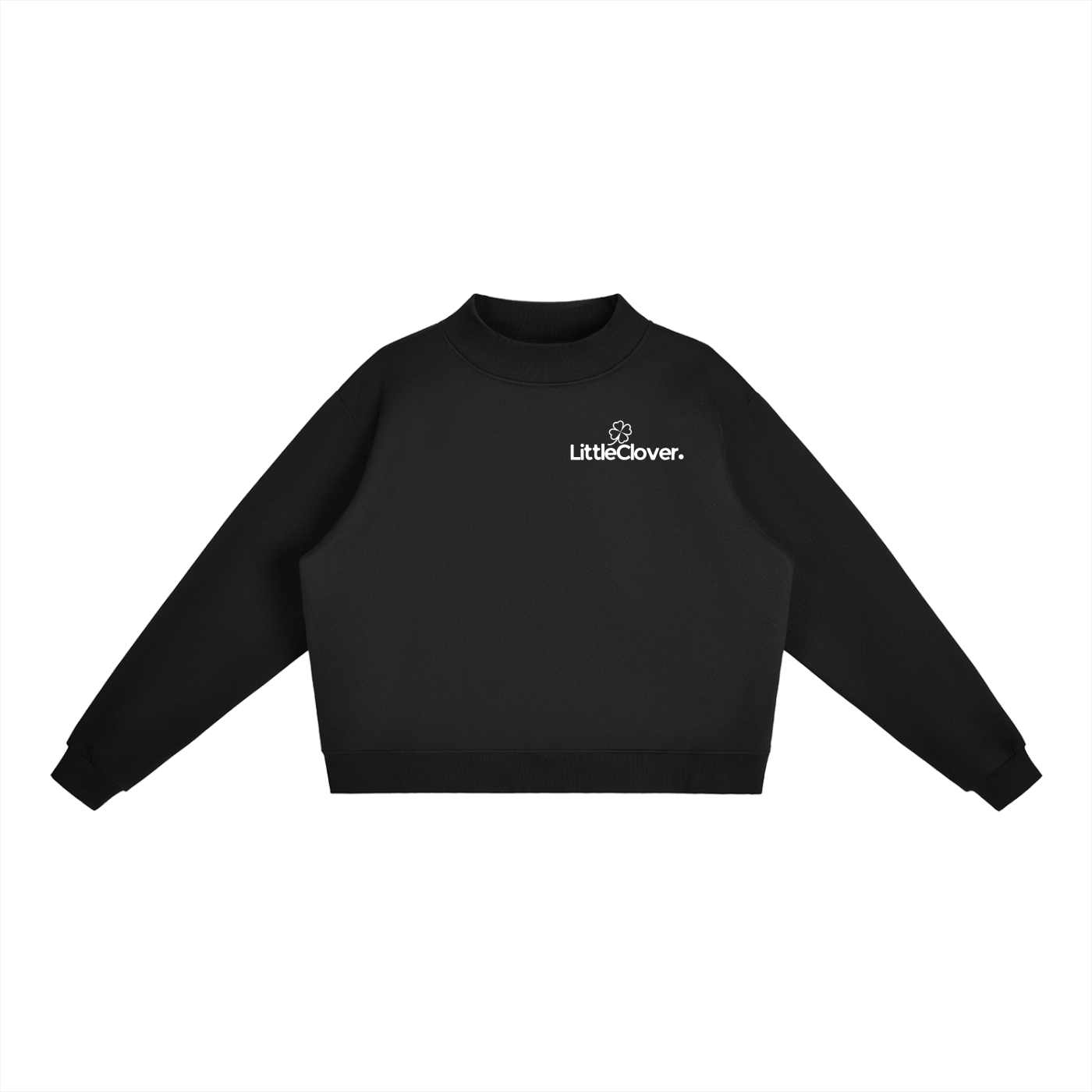 LC Kumo Fleece Crew Sweatshirt (Black) | WOMEN