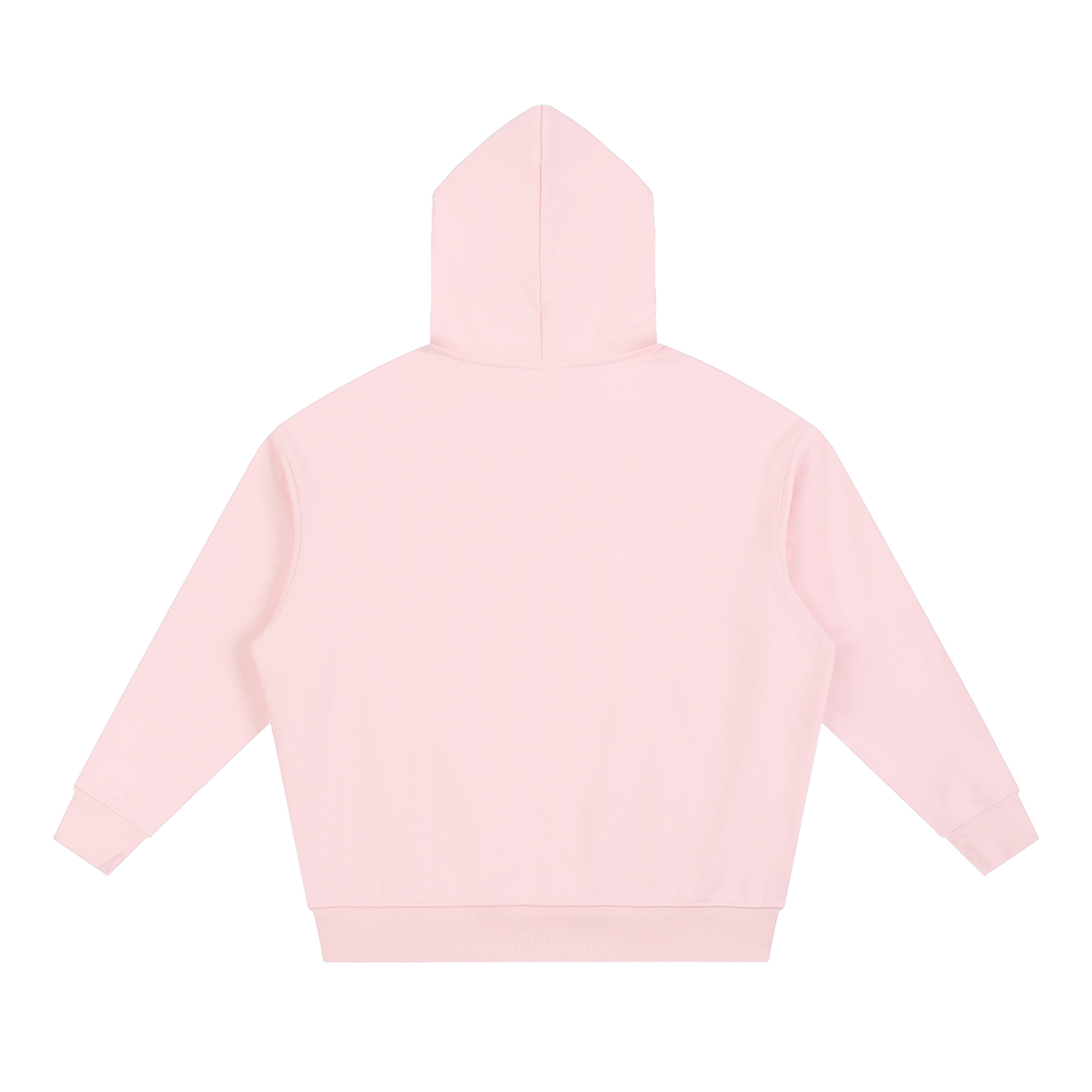 LC Essential Boxy Heavyweight Drop-Shoulder Hoodie (Pink) | UNISEX