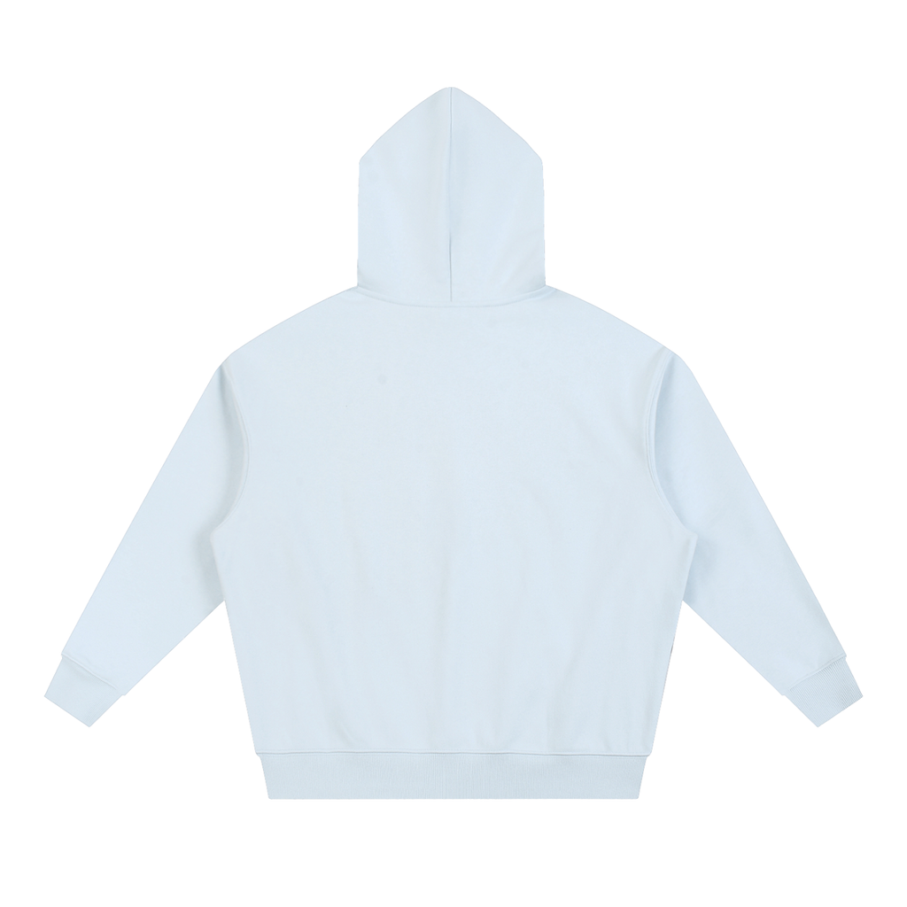 LC Essential Boxy Heavyweight Drop-Shoulder Hoodie (Blue) | UNISEX