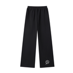 LC Straight-Leg Sweatpants (Black) | WOMEN