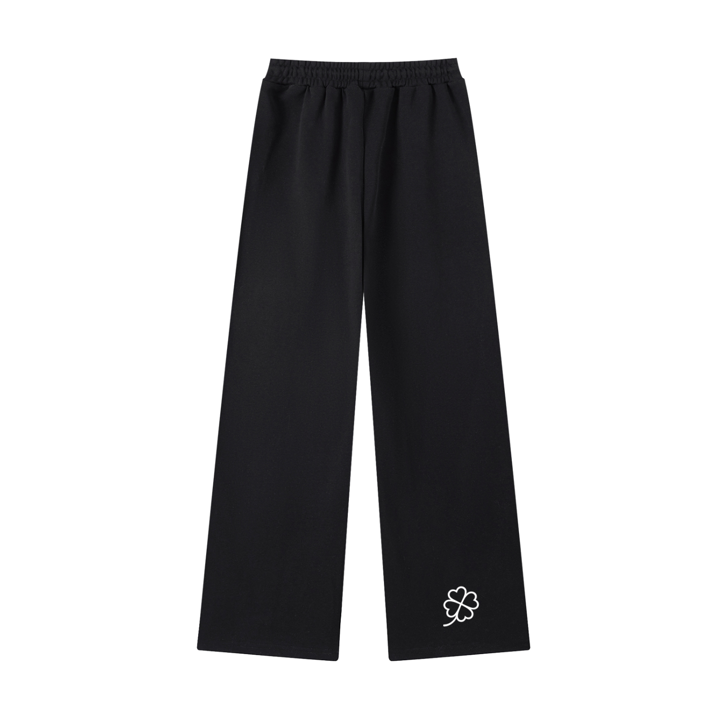 LC Straight-Leg Sweatpants (Black) | WOMEN