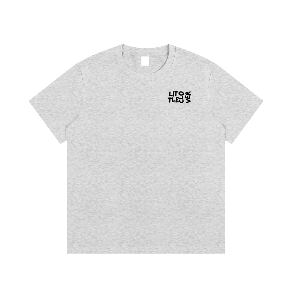 LC Cotton T-Shirt (Flower Gray) | UNISEX