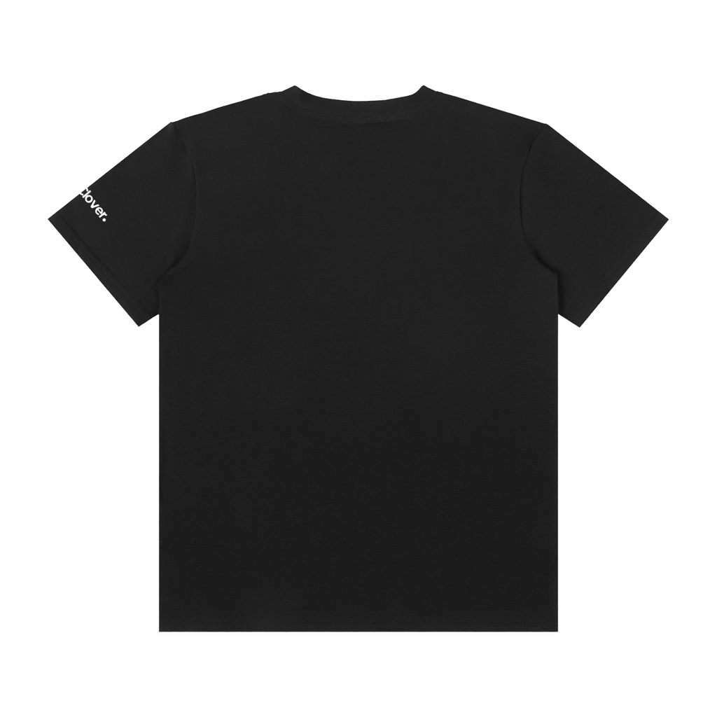 LC Classic Crew Neck Cotton T-Shirt (Black) | UNISEX
