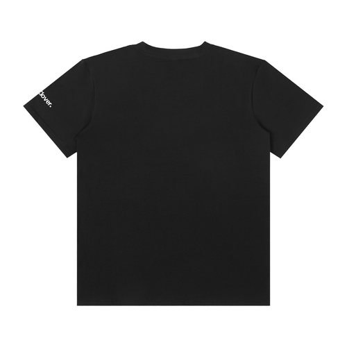 LC Classic Crew Neck Cotton T-Shirt (Black) | UNISEX
