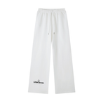 LC Straight-Leg Sweatpants (White) | WOMEN