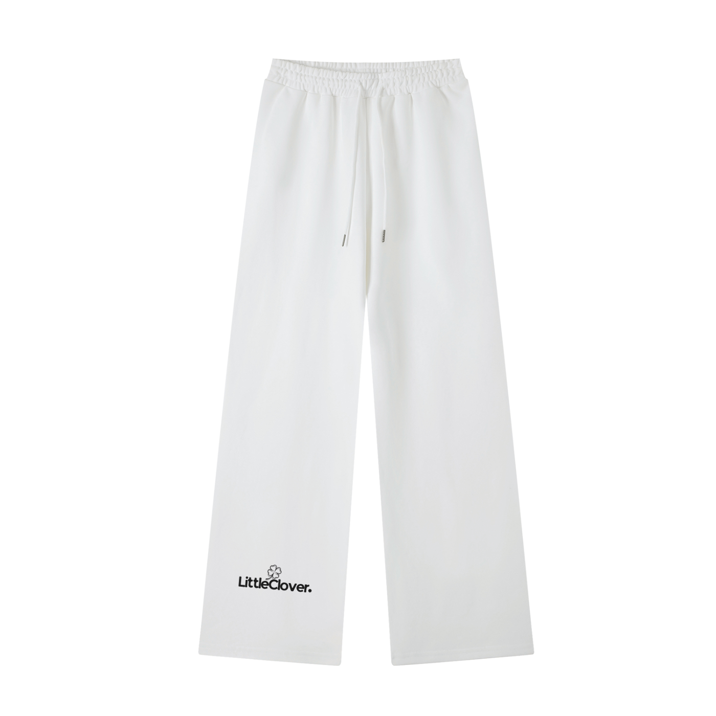 LC Straight-Leg Sweatpants (White) | WOMEN