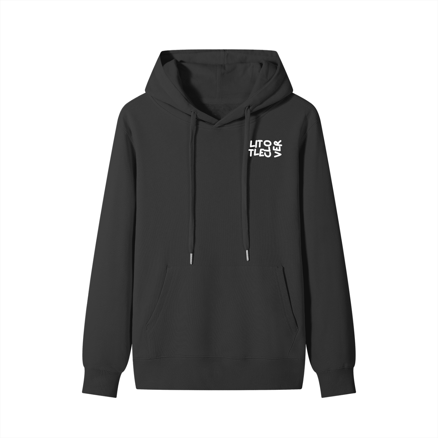 LC Classic Unisex Cotton Hoodie (Black) | UNISEX