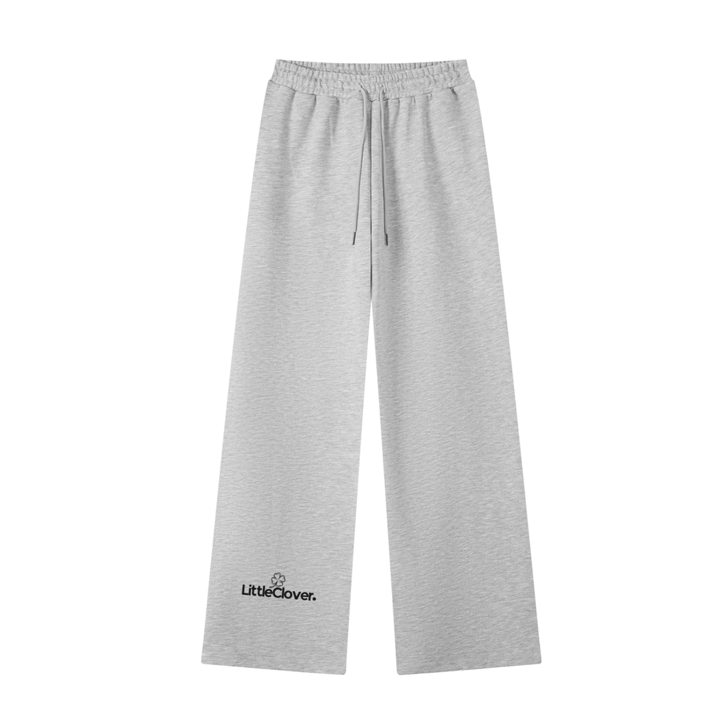 LC Straight-Leg Sweatpants (Flower Gray) | WOMEN