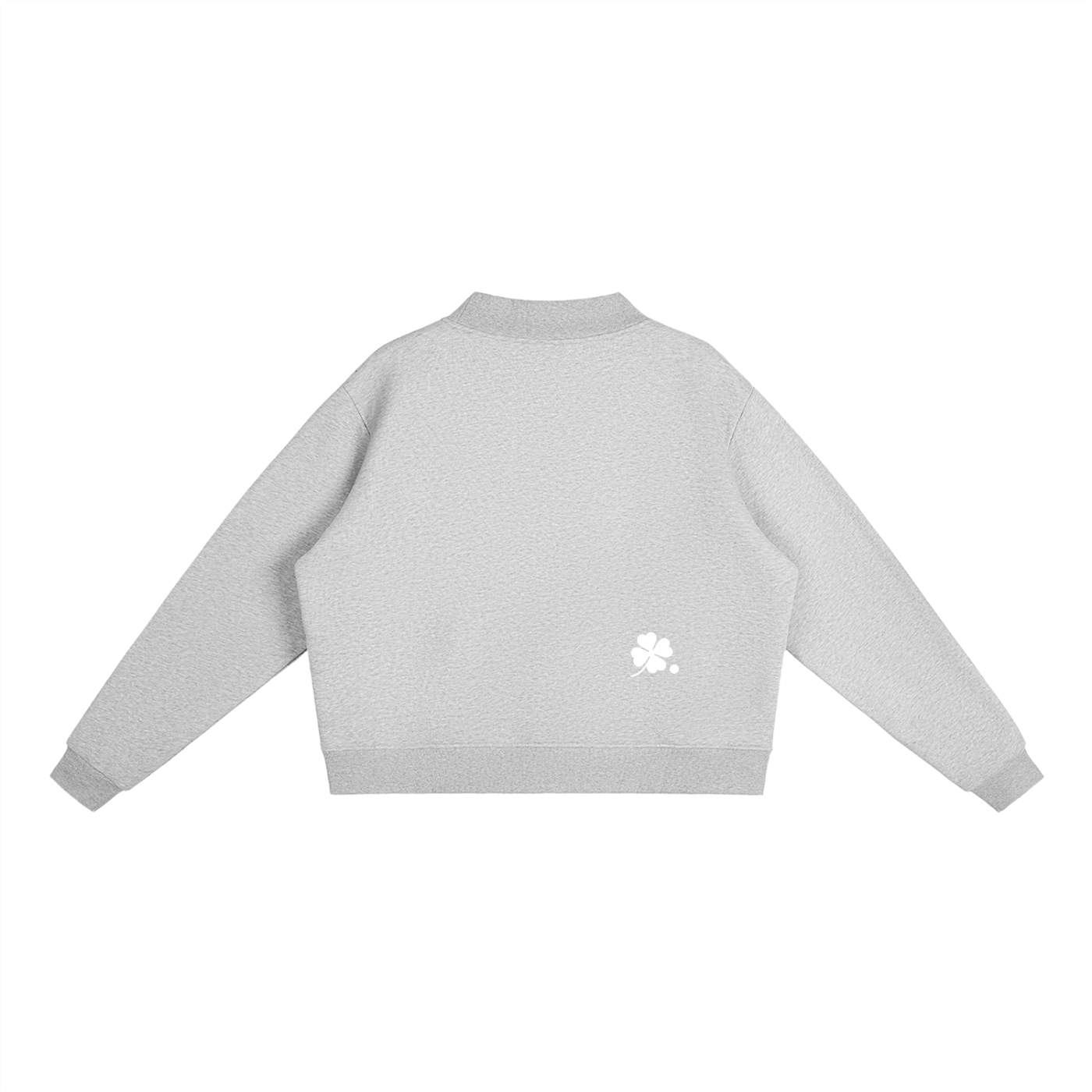 LC Kumo Fleece Crew Sweatshirt (Flower Gray) | WOMEN