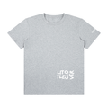 LC Classic Crew Neck Cotton T-Shirt (Gray) | UNISEX