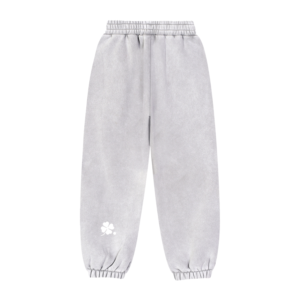 LC Fleeced Jogger Sweatpants (Light Gray) | UNISEX