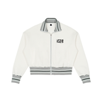 LC Striped Rib Collar Zip Jacket | UNISEX