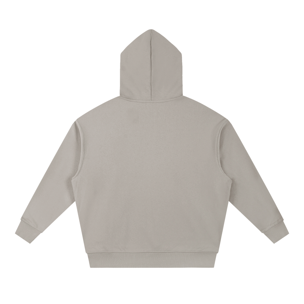 LC Essential Boxy Heavyweight Drop-Shoulder Hoodie (Medium Gray) | UNISEX