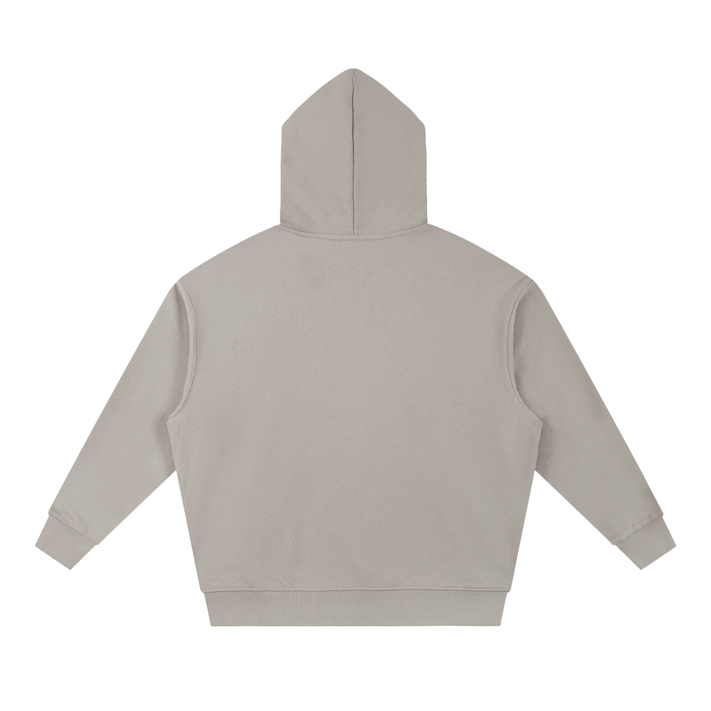 LC Essential Boxy Heavyweight Drop-Shoulder Hoodie (Medium Gray) | UNISEX