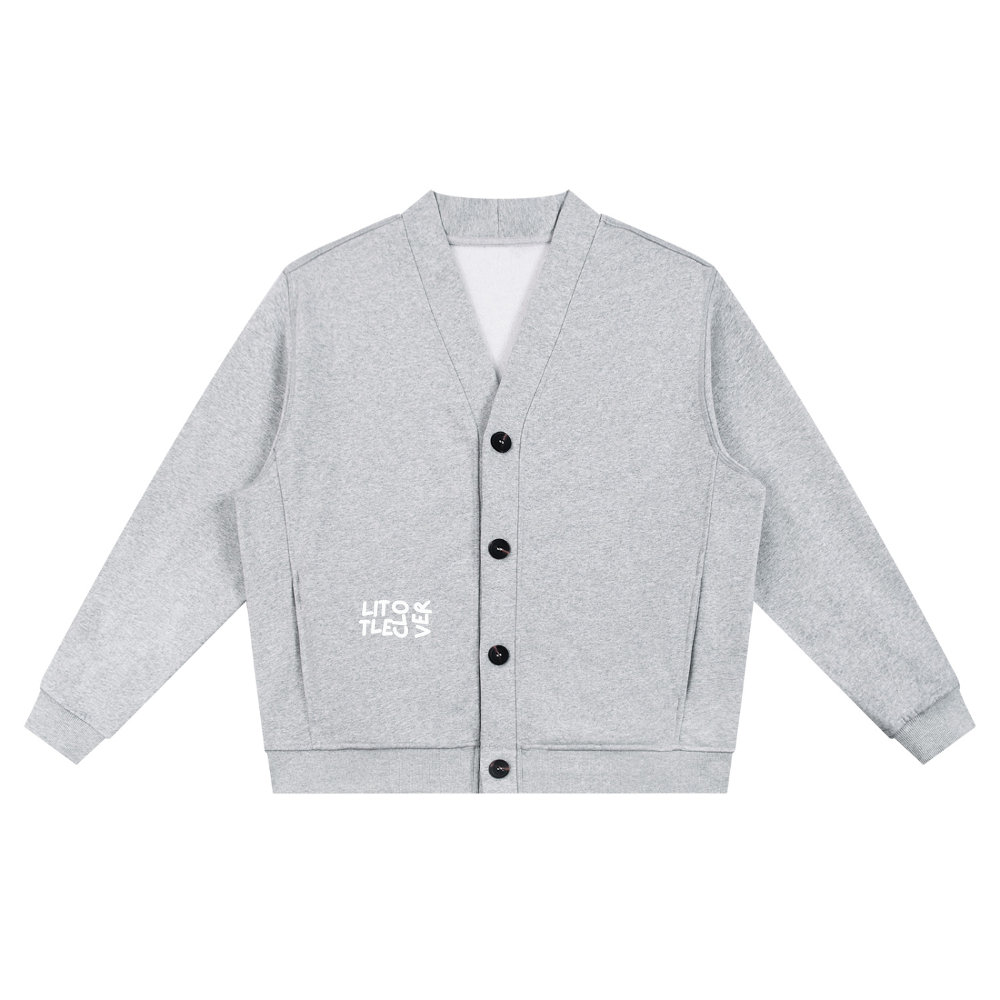 LC Heavyweight Sweat Cardigan (Gray) | UNISEX