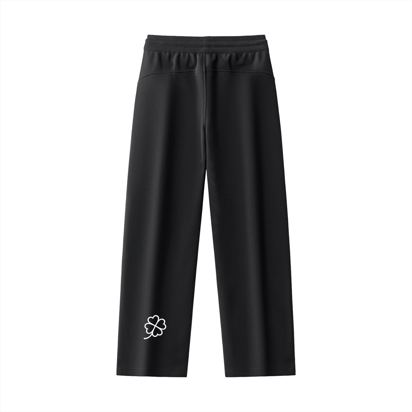 LC Drawstring Straight-Leg Sweatpants (Black) | WOMEN